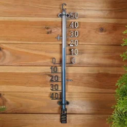 Sort udendørstermometer 41 cm New