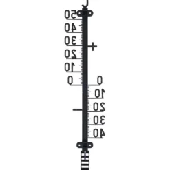 Sort udendørstermometer 41 cm New