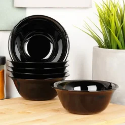 Sorte glasskåle 300 ml 6 stk. Online