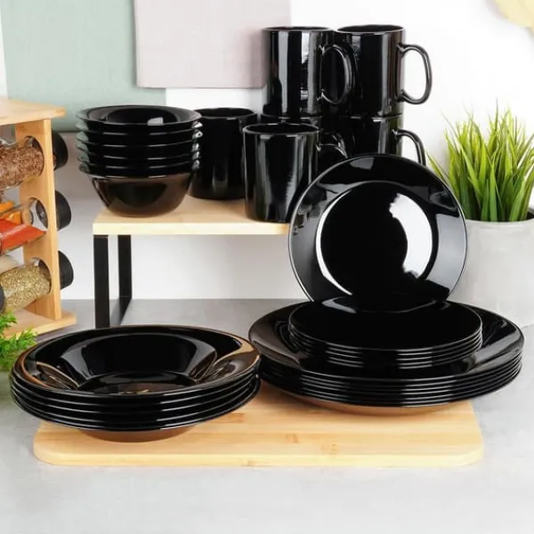 Sorte glasskåle 300 ml 6 stk. Online