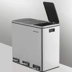 Sorteringskärl - Pedalhink 3 fack 54 Litre (3 x 18 L) Best