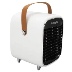 Radiatorer>Space Heater Mini Letvægts Bærbar Overophedningsbeskyttelse Moderne Elvarmer Hvid EU-stik 220V