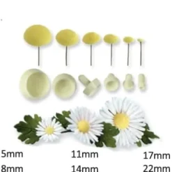 Sæt med 6 blomstercenterforme Best