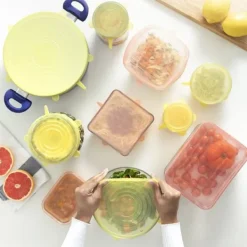 Sæt med 10 genanvendelige og justerbare køkkenlåg Lilyd InnovaGoods Outlet