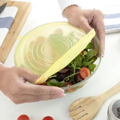 Sæt med 10 genanvendelige og justerbare køkkenlåg Lilyd InnovaGoods Best