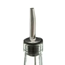 Sæt med 2 glas olivenolieflasker med bambusbund Clearance