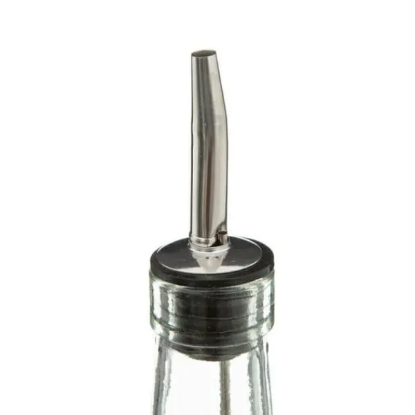 Sæt med 2 glas olivenolieflasker med bambusbund Clearance