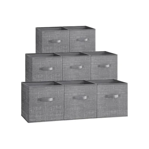 Sæt med 8 non-woven opbevaringskasser, 30 x 30 x 30 cm Outlet