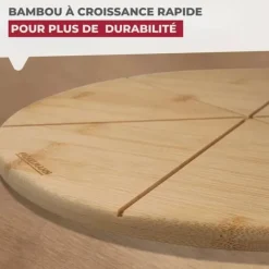 Sæt med 2 pizzabrætter med skærehuller - FACKELMANN - Ø 32 cm Clearance