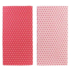 Tilbehør Til Madopbevaring>Sæt med 2 RØDE køleskabsmåtter