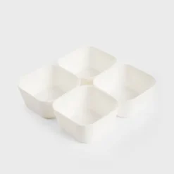 Sæt med æsker | LURDES | plastik, 4 stk. | 8,8x8,8x4,5 cm | 736346 Outlet