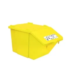 Affaldssorteringsspande>Stabelbar affaldssorteringsbeholder - gul, 45L