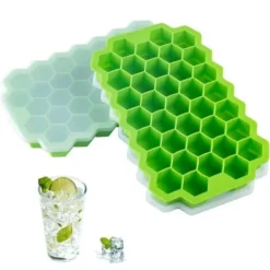 Stabelbar isform med låg - isterning form Hexagon Baking form Online
