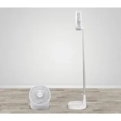 Starlyf Sammenklappelig Ventilator 23 cm Hvid Hot