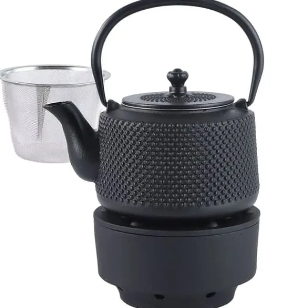 Kaffe- & Tekander>Støbejern tekande med varmelegeme 0,8L KINGHOFF KH-1847