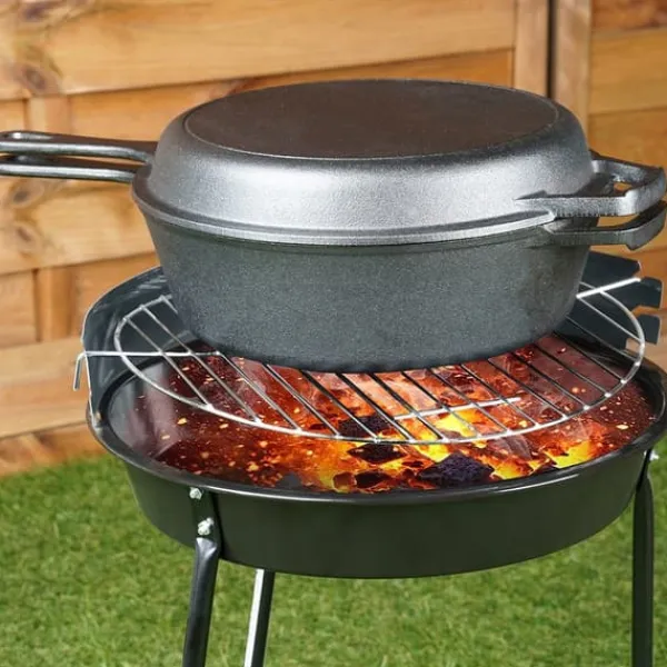 Støbejernsgryde med stegepande CAST LINE 24 cm / 3,5 l Hot