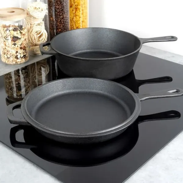 Støbejernsgryde med stegepande CAST LINE 24 cm / 3,5 l Hot