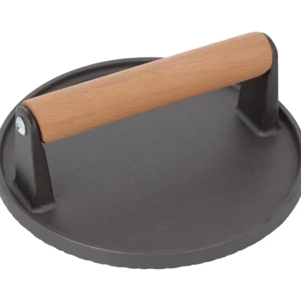 Støbejernspresse til hamburgere, kød, koteletter 18cm BRUNBESTE BB-2661 Best