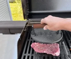Støbejernspresse til hamburgere, kød, koteletter 18cm BRUNBESTE BB-2661 Best