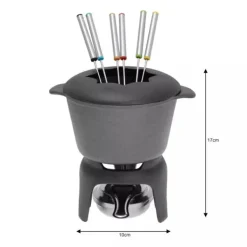 STØBEJRN FONDUE SÆT TIL 6 PERSONER KINGHOFF KH-1195 Clearance
