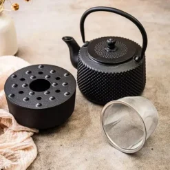 STØBEJRNSKANDE 0,8L MED FILTER OG VARMERE KINGHOFF KH-1847 Best