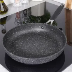 Stegepande, Støbt Aluminium, Ergonomisk Håndtag,sort Hot