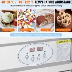 Stegepande til frit iskruller - Rulled Ice Cream Maker 19,7 x 19,7 tommer. Perfekt til lækre dessertoplevelser! Sale