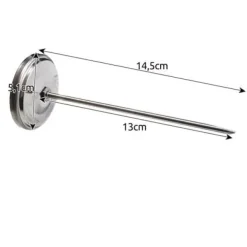 Køkkentermometre>Stegetermometer | Analog kødtermometer i rustfrit stål