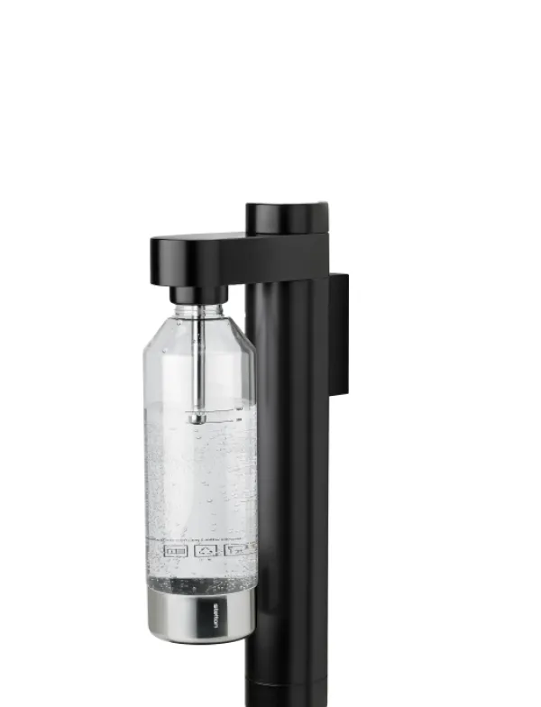 Stelton Brus vægmonteret kulsyrepatron (sort) Clearance