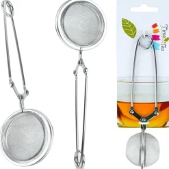 Tefiltre>Stålsi til brygning af te eller urter til en kop eller et glas 5x16 cm VILDE 259721