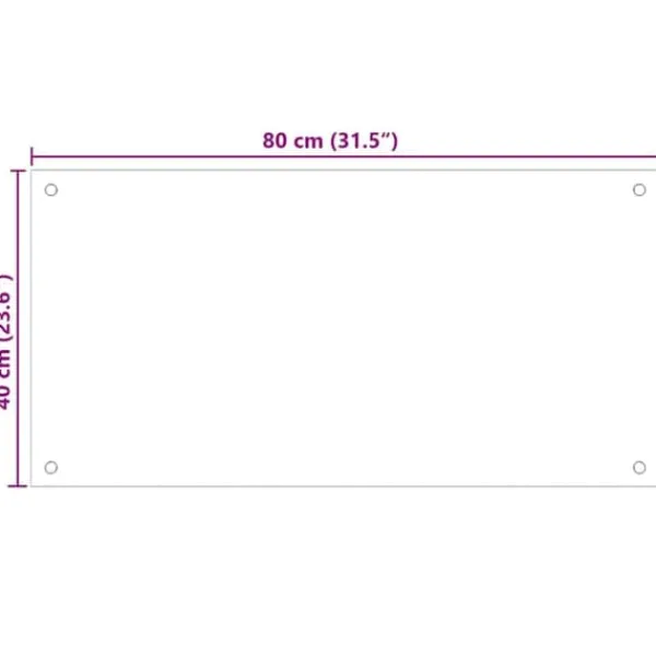 Stænkplade 80x40 cm - Hærdet glas til køkken | Farve: Hvid | Størrelse: 80x40 cm Online