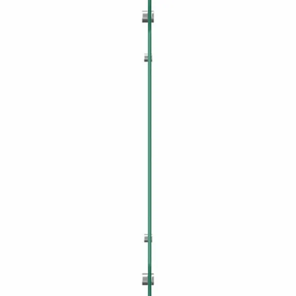 Stænkplade 80x40 cm - Hærdet glas til køkken | Farve: Hvid | Størrelse: 80x40 cm Online