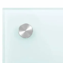 Stænkplade 80x40 cm - Hærdet glas til køkken | Farve: Hvid | Størrelse: 80x40 cm Online
