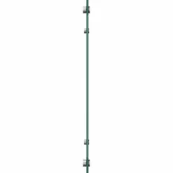 Stænkplader sæt - Hærdet glas 70x50 cm | Farve: Sort | 2 stk.