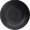 Stor dyb middagstallerken til suppefade Keramik Sort 20,5 cm 800 ml Discount
