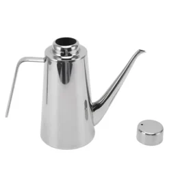Stor 850ML 304 Rustfrit Stål Olivenolie Eddike Batcher Flaske Tyk Lækagesikker Oliedåse Gryde Køkkentilbehør Madlavningsværktøj Discount