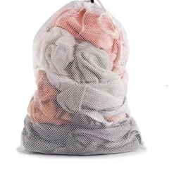 Vasketøjsudstyr>Stor vaskepose 60x90 cm Hvid 1-pack