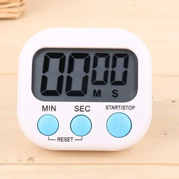 Storskærm digital køkkentimer, multifunktionel batteridrevet elektronisk kogetimer Outlet