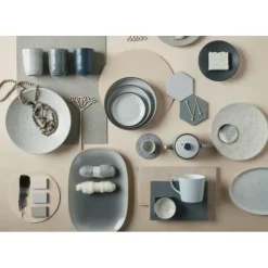 Studio Grey Coupe Plate, Ø 21cm, 4-pack - Denby Clearance