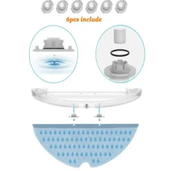 Støvsuger tilbehør 22 dele Xiaomi Roborock S5 Max/S6 Pure/S6 MAXV/S50/S51/S55/S5/S60/S65/S6 Discount