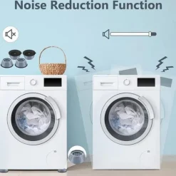 Style 2 - Vibrationsdæmpende fødder til vaskemaskine/tørretumbler 4 stk. Best