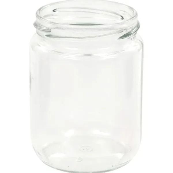 Syltetøjsglas 48 stk. Med hvide og røde låg 230 ml - Opbevaringsglas - Opbevaringskrukke - Home & Living Best