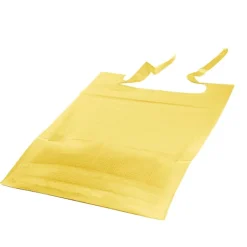 Forklæder>Tandlægesmæk med lomme 39 cm x 48 cm gul folieforet 54 g DentixPro 50 stk.