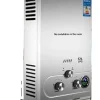 Tankless Propan Vandvarmer, Flere Udgivelsesmuligheder, Rustfrit Stål Konstruktion,12L 24KW Online