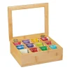 Tebryggere>Teaboks, Bambus, 9x28x23 cm, Natur