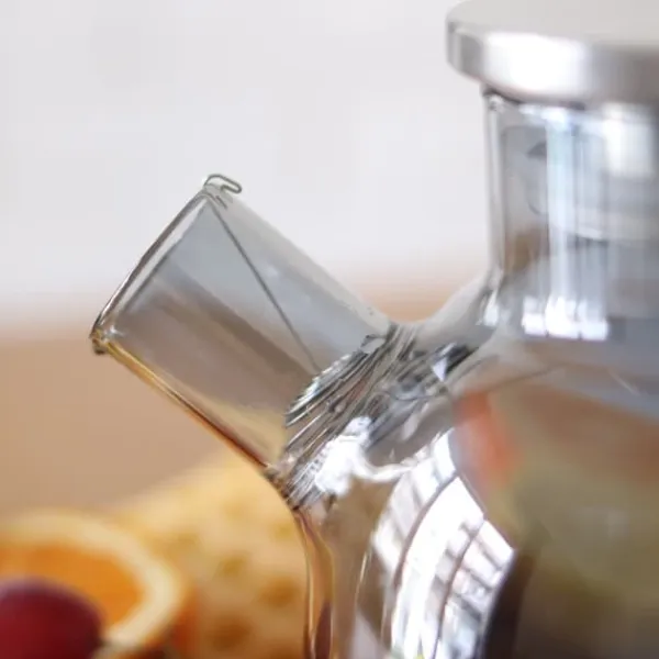 Tebryggere>Tekande 950 ml Wilmax termoglas grå farve