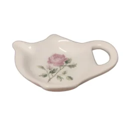 Kaffe- & Tekander>tekande rose underkop 9,5x7 cm
