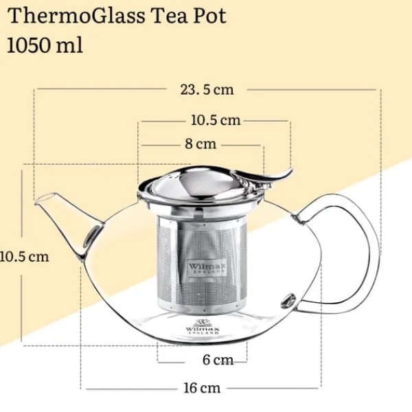 Tebryggere>Tekande termoglas Wilmax 1050 ml