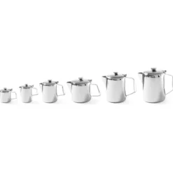 Kaffe- & Tekander>Tekandekande i rustfrit stål med låg til kaffe te 0,3L - Hendi 453100