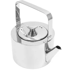 Te-kedel med si, fløjtende tekande i rustfrit stål, ergonomisk håndtag, 1,3L